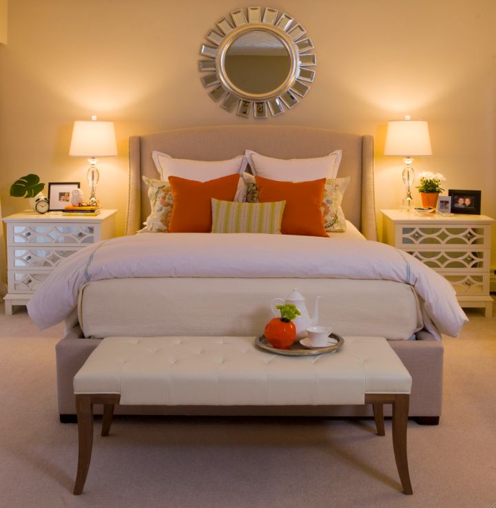bedroom end tables - home interior design 2016